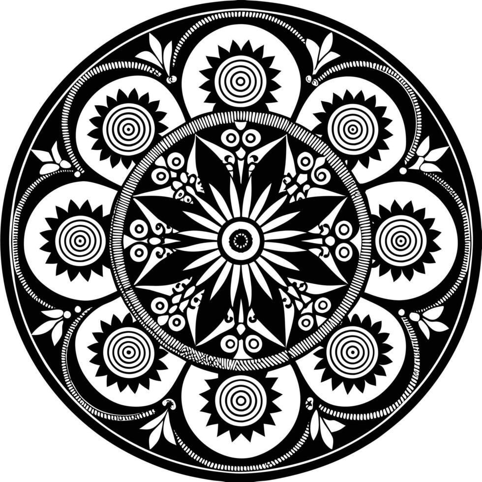 Whispers of the Infinite The Mandala of Being vector