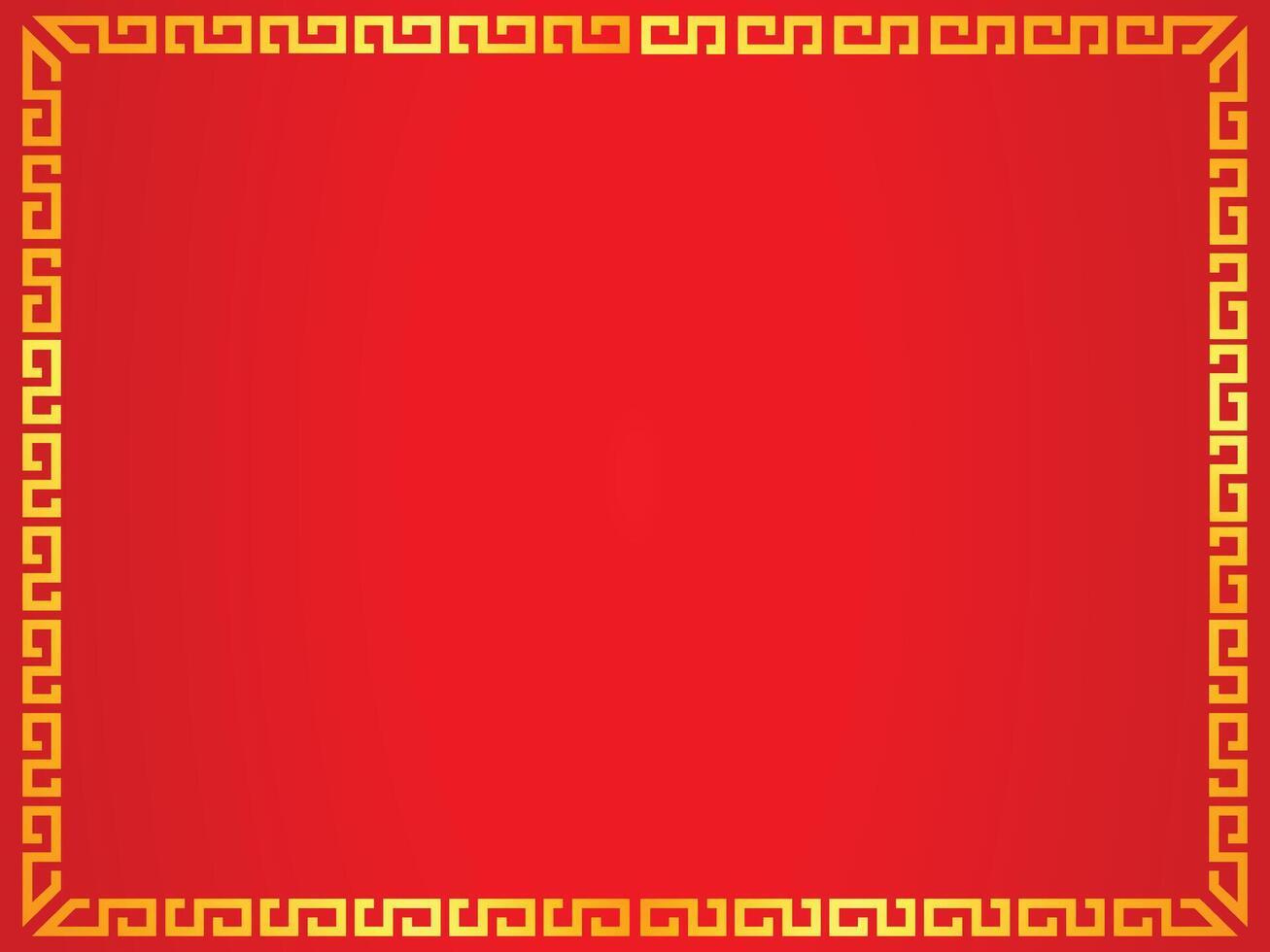 gold frame rectangle border corner red background for copy space text vector