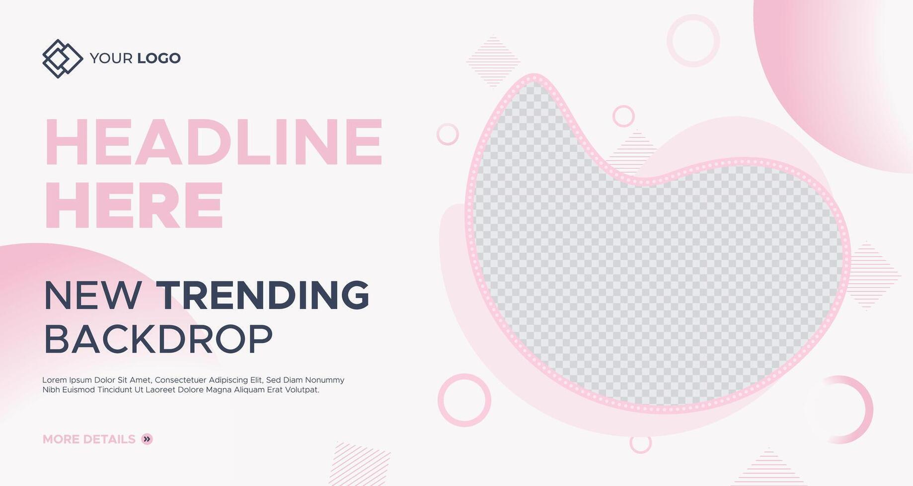 soft pastel gradient backdrop with pink, white, and light tones for minimalistic and modern digital visuals vector