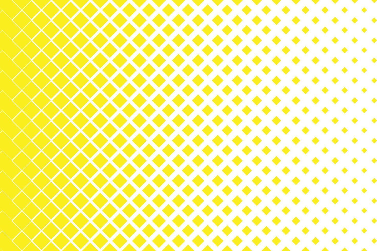simple abstract yellow color square big to small half tone pattern that can be used as a background or texture vector