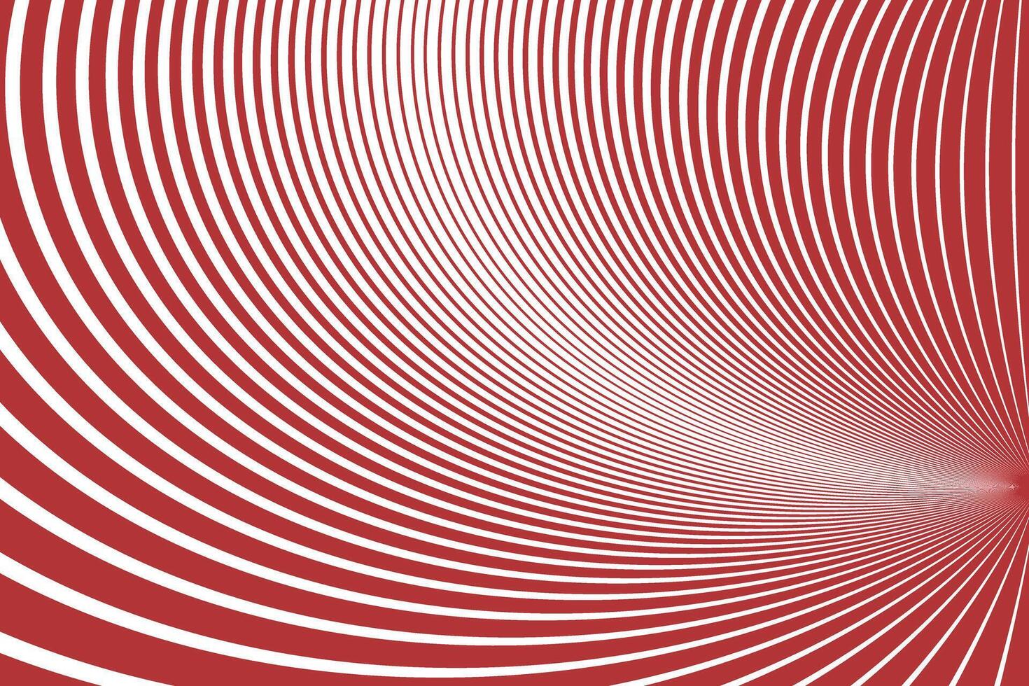simple abstract dark red color big to small creative wavy line pattern vector
