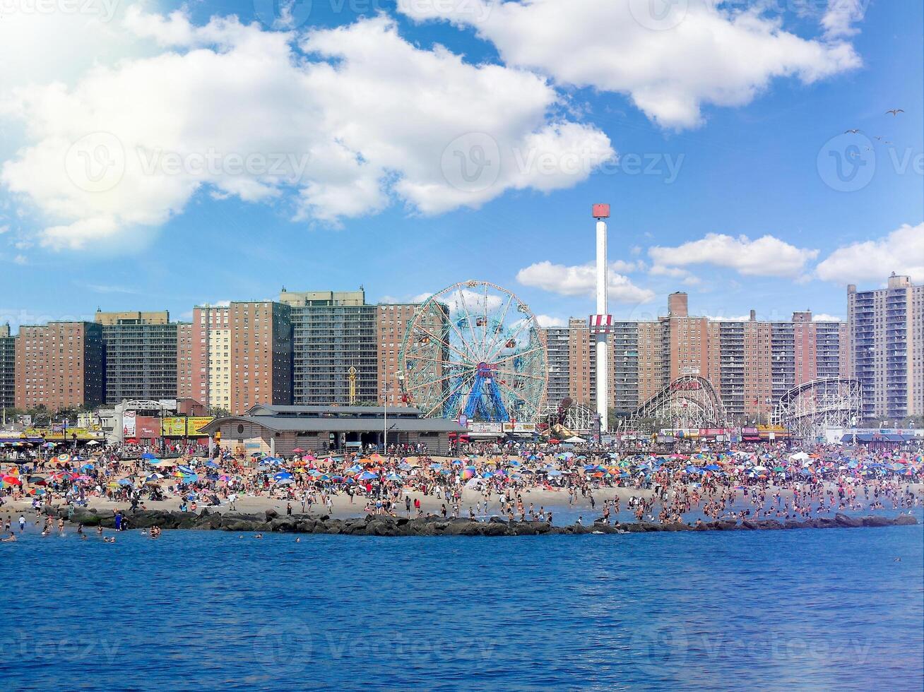 Coney Island beach photo