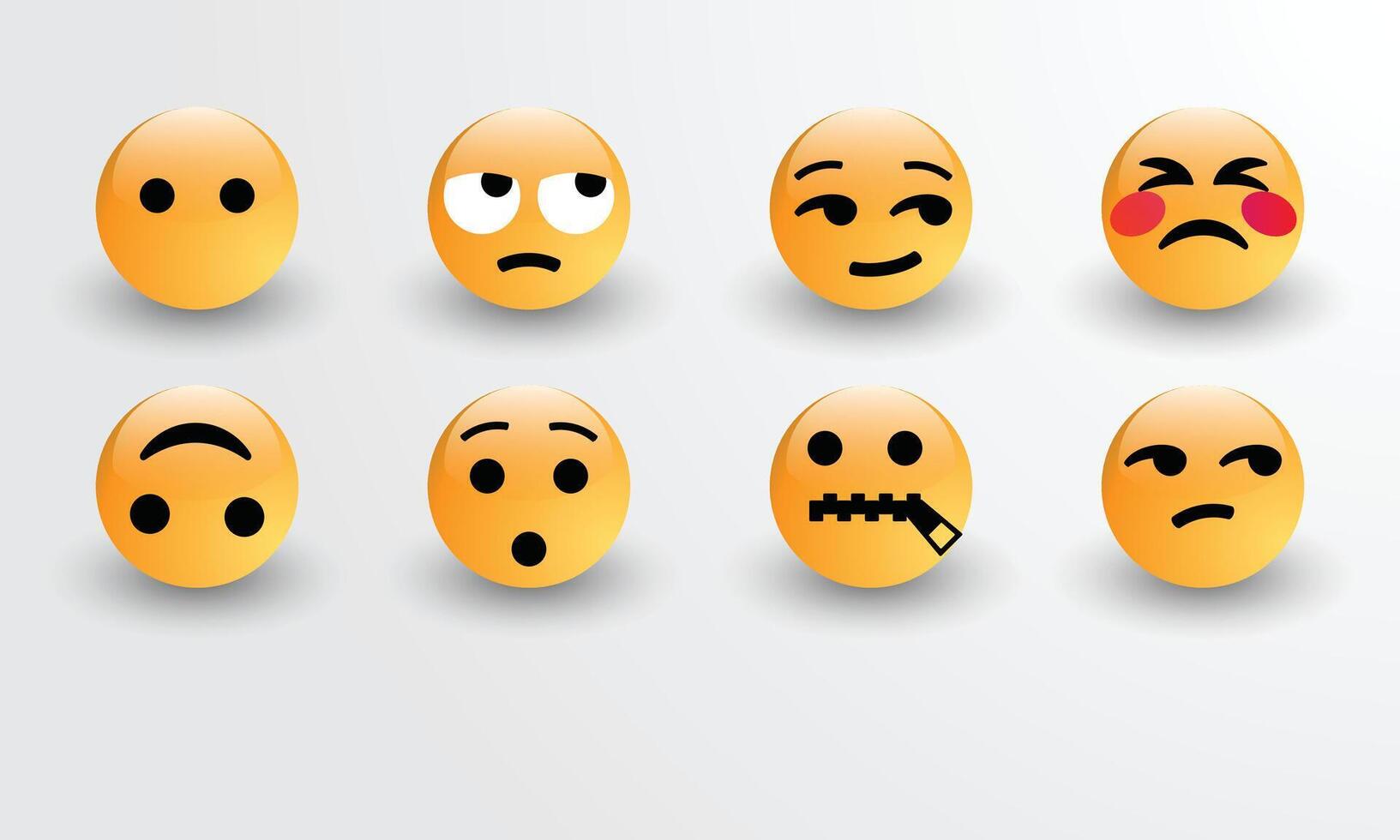 Sad emoji face flat style icon design vector