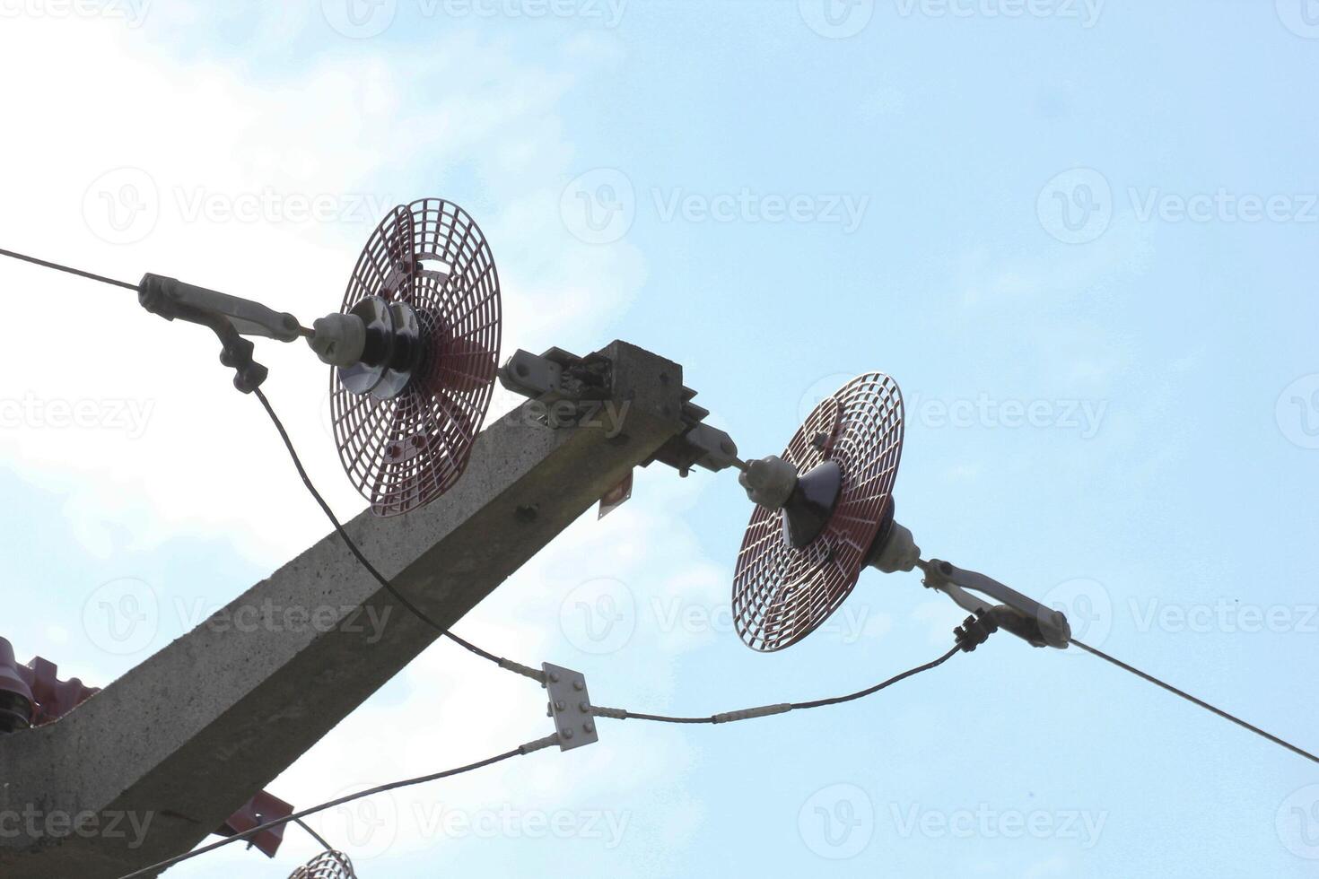 Part of power supply line. photo