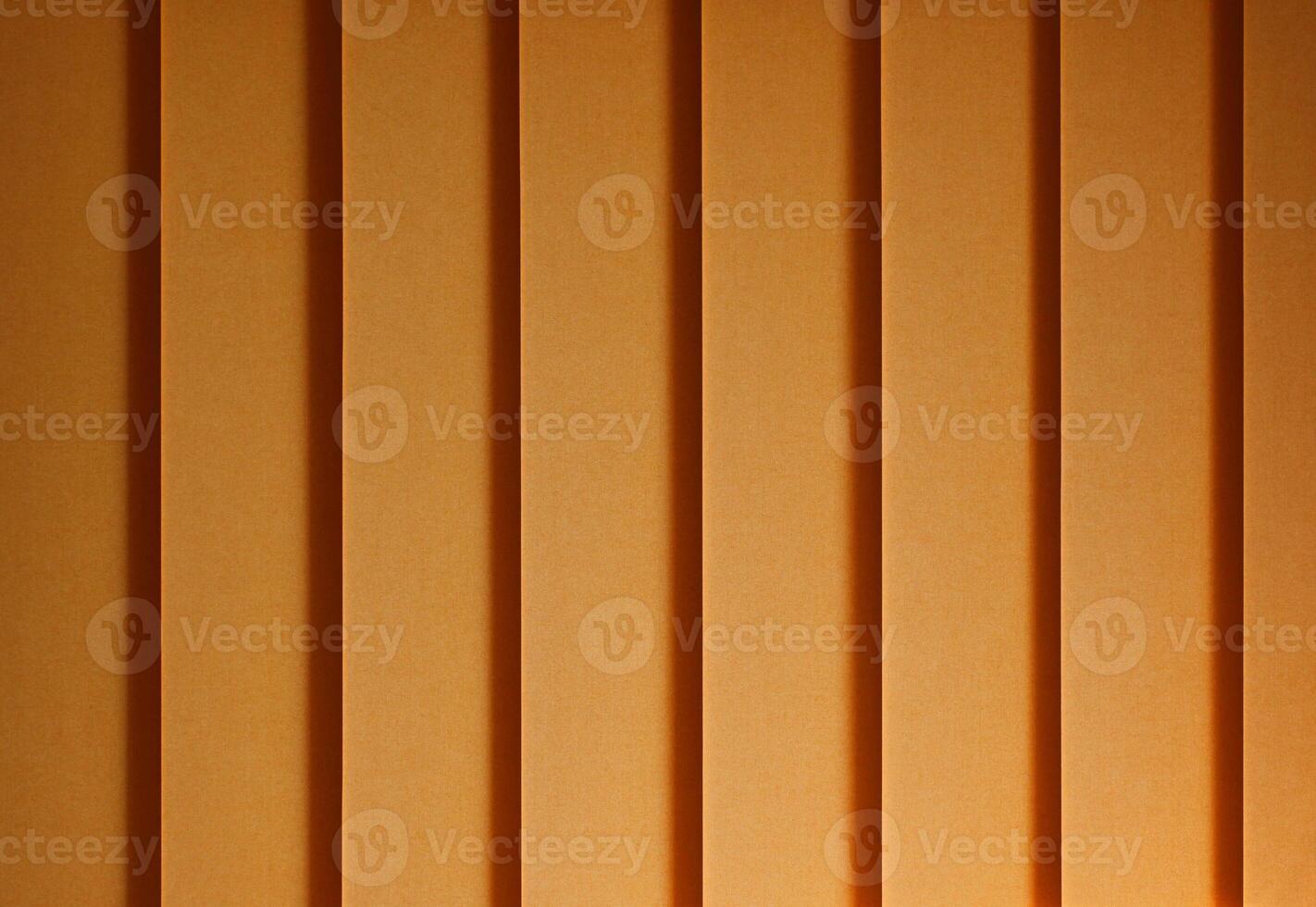 Texture of yellow track blinds. photo