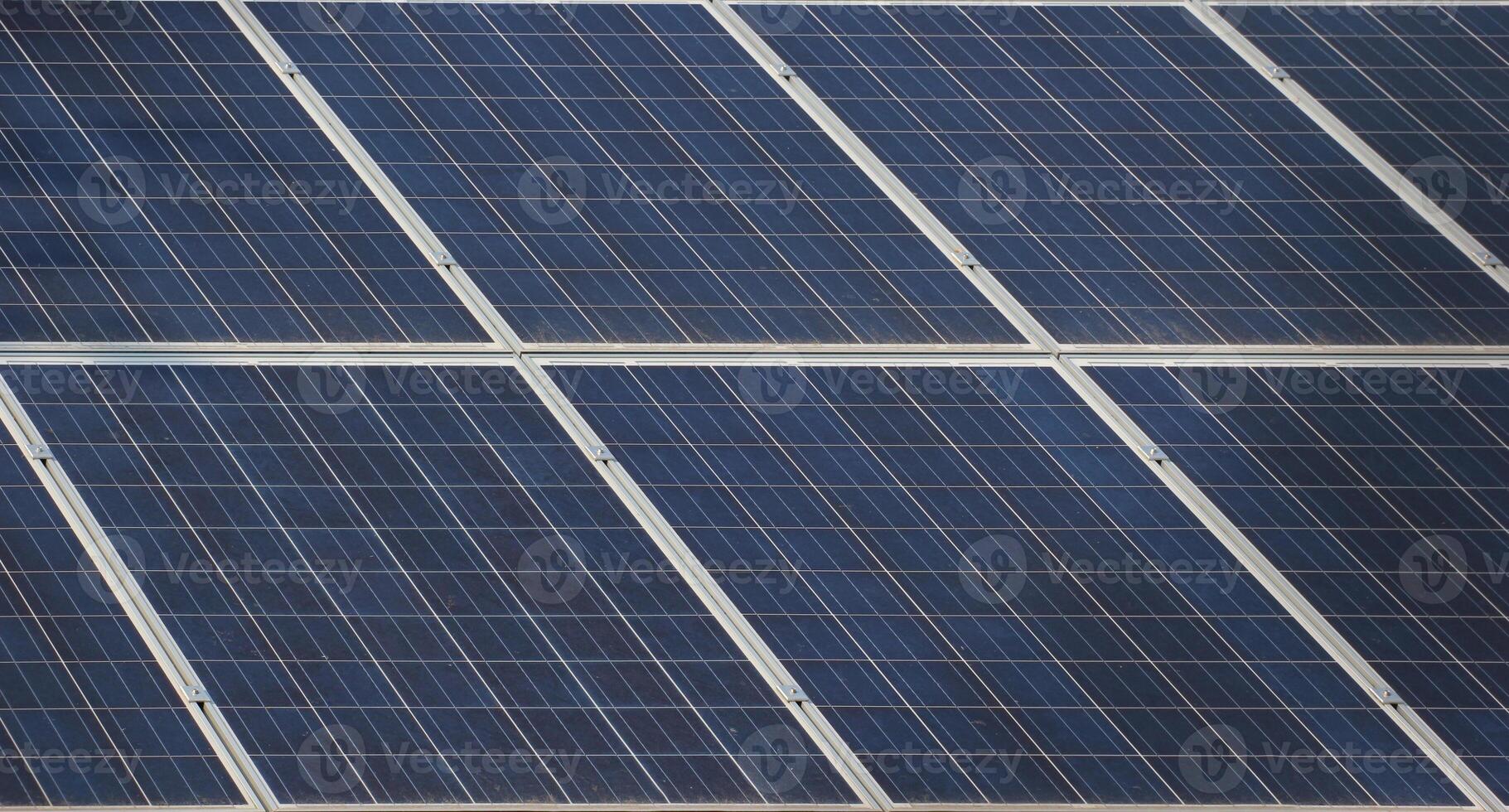 Solar panel usable as background. photo