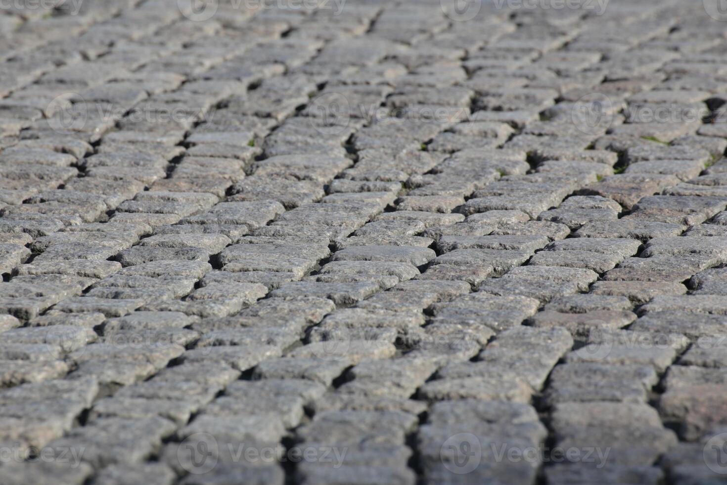 Set paved ground with defocus effect usable as background photo
