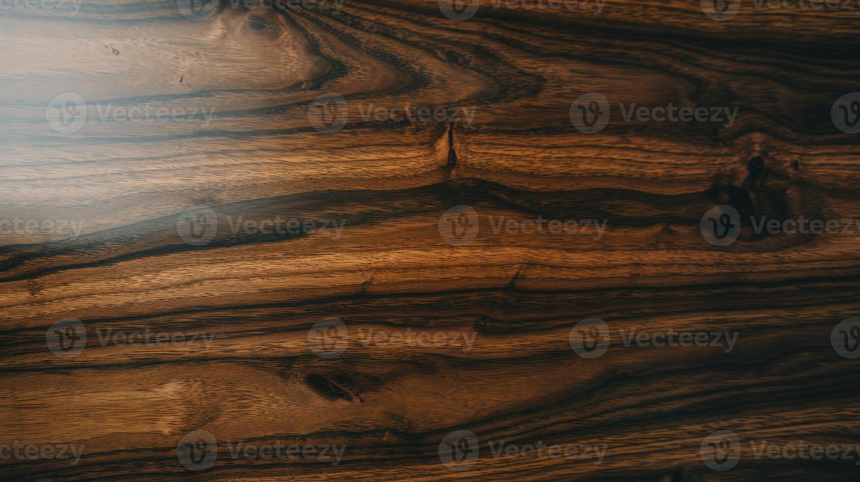 Closeup of Natural Dark Wood Texture With Rich Brown Tones and Grain Patterns for Background or Design Use photo