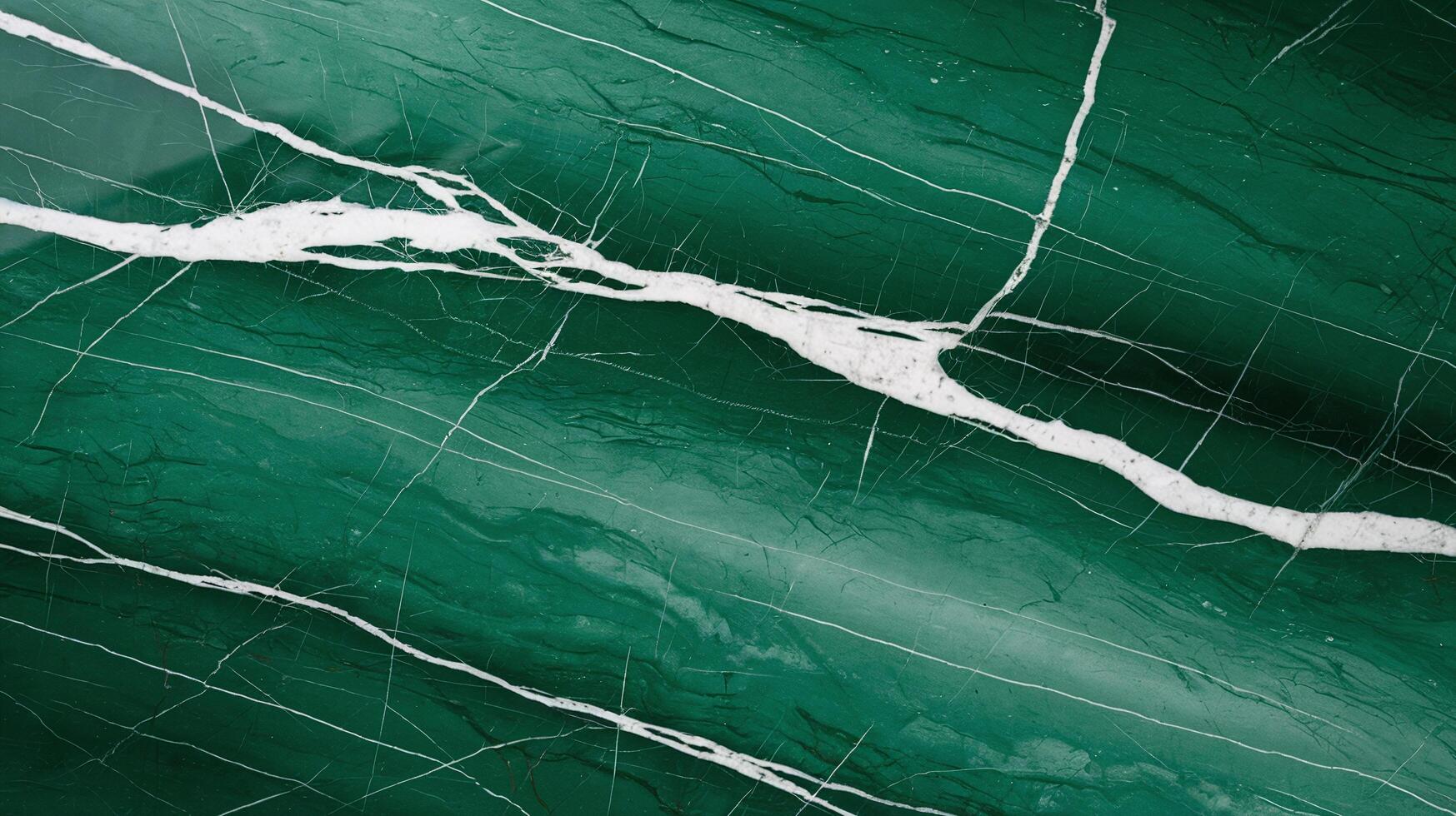 Dark Green Marble Texture with White Veins Showing Abstract Natural Stone Pattern and Elegance photo