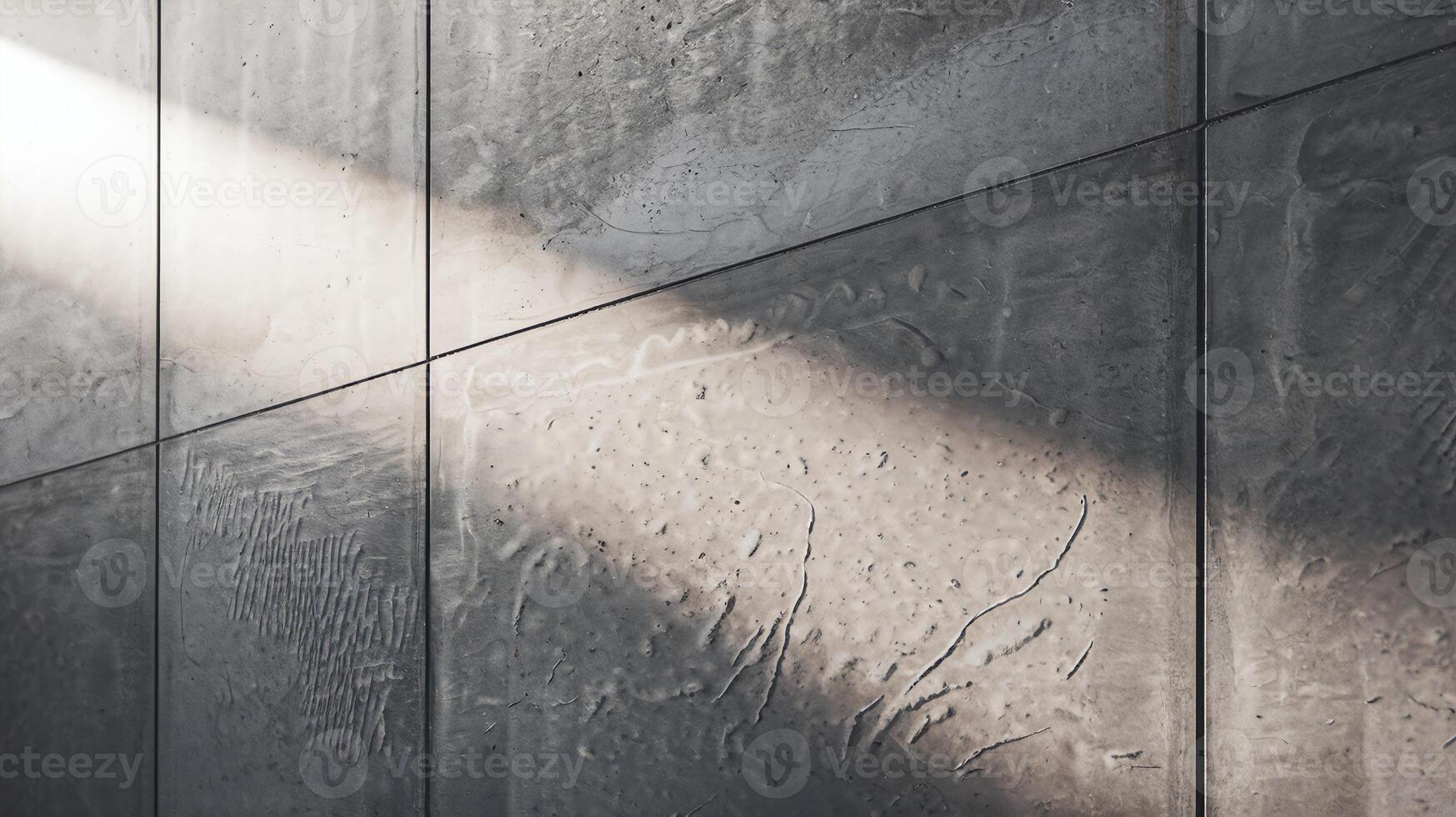 Textured Concrete Wall with Subtle Light and Shadow Patterns in Minimalist Setting photo