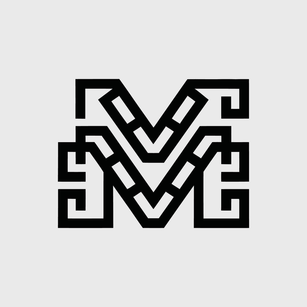 M Letter Logo, Unique logo, modern, creative logo, letter logo vector