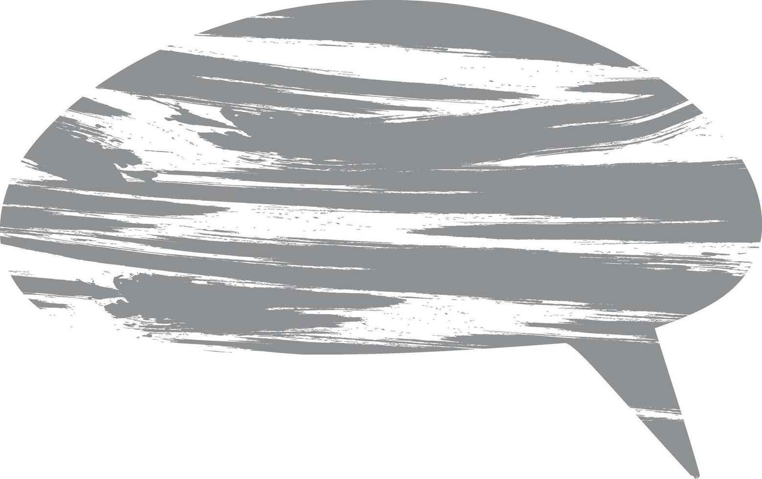Artistic Speech Bubble Graphic Illustration vector