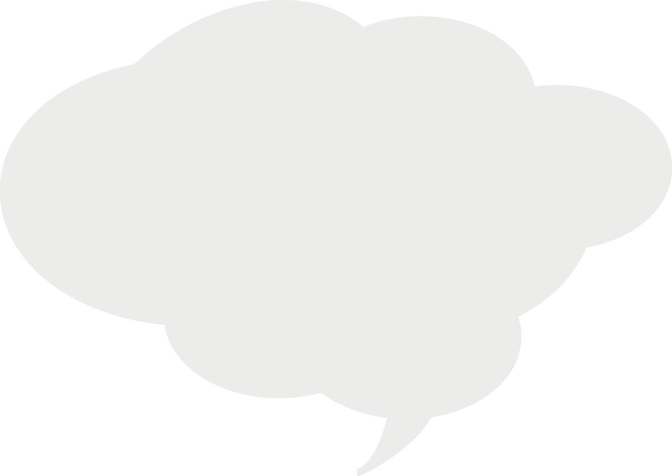 empty speech bubble vector
