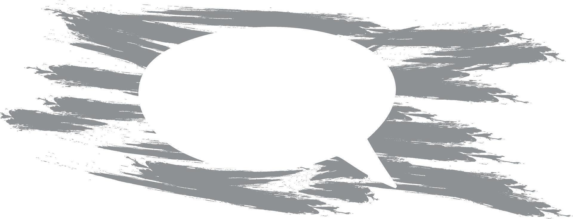 Hand-Drawn Speech Bubble Graphic vector