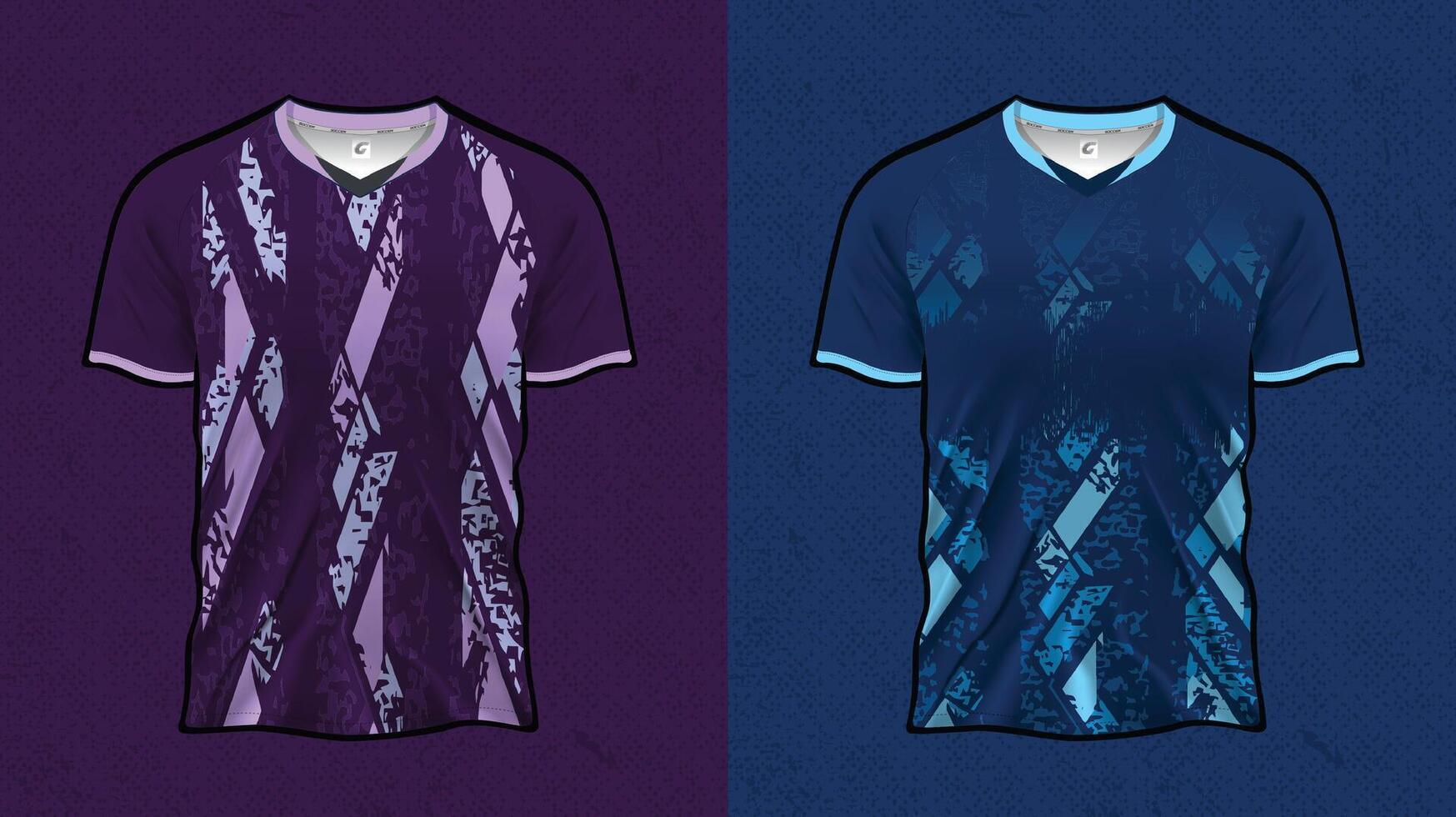 Custom Soccer Jersey Template Kit for Sports Teams vector