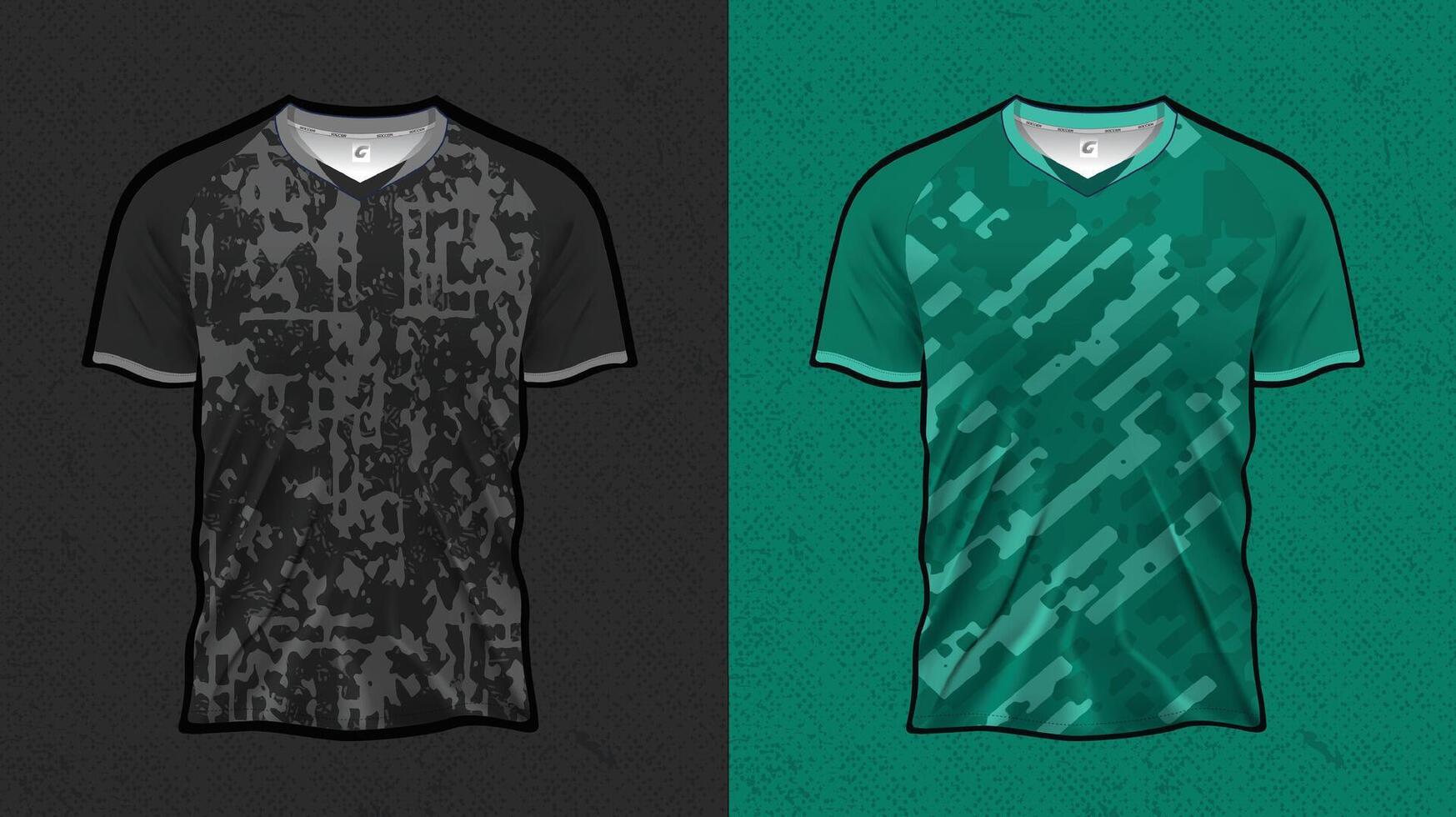 Stylish Football Jersey Template for Players and Teams vector