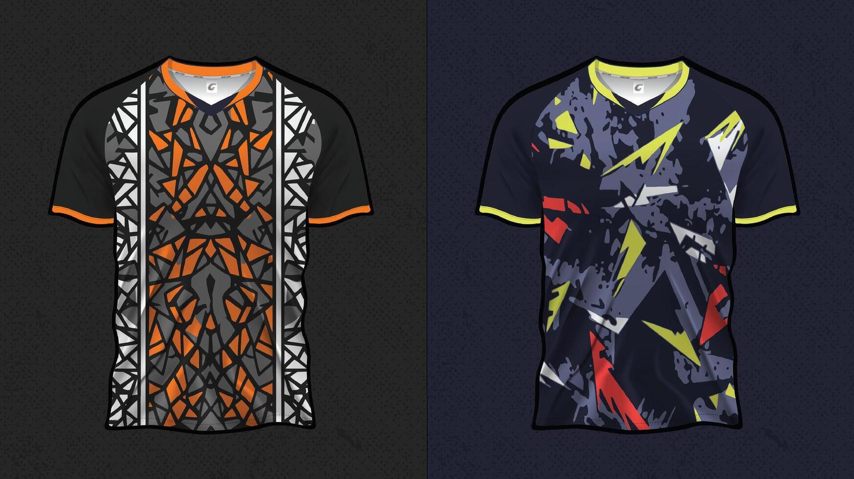 All-in-One Sports Jersey Design Kit for Soccer and More vector