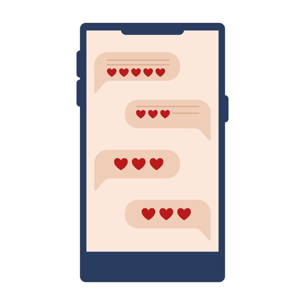 Whimsical Valentines Day Symbols Messages. vector