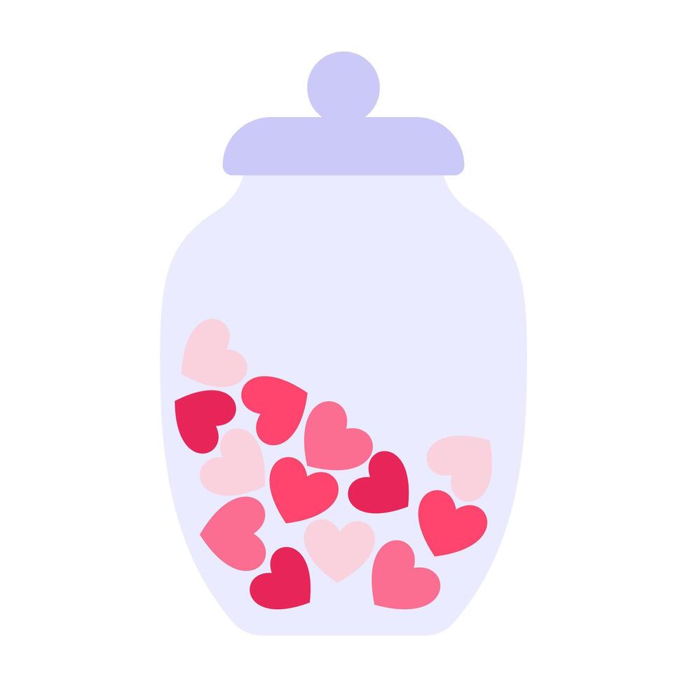 Valentines Day Illustrations Featuring Love Symbols candy vector