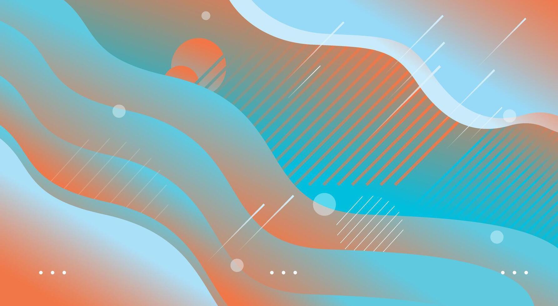 Colorful background with abstract shapes vector
