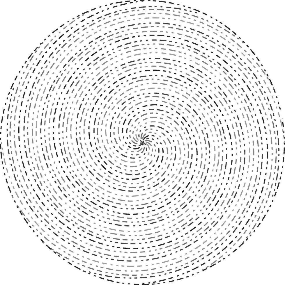 Radial, radiating lines element. Circular, concentric lines illustration vector