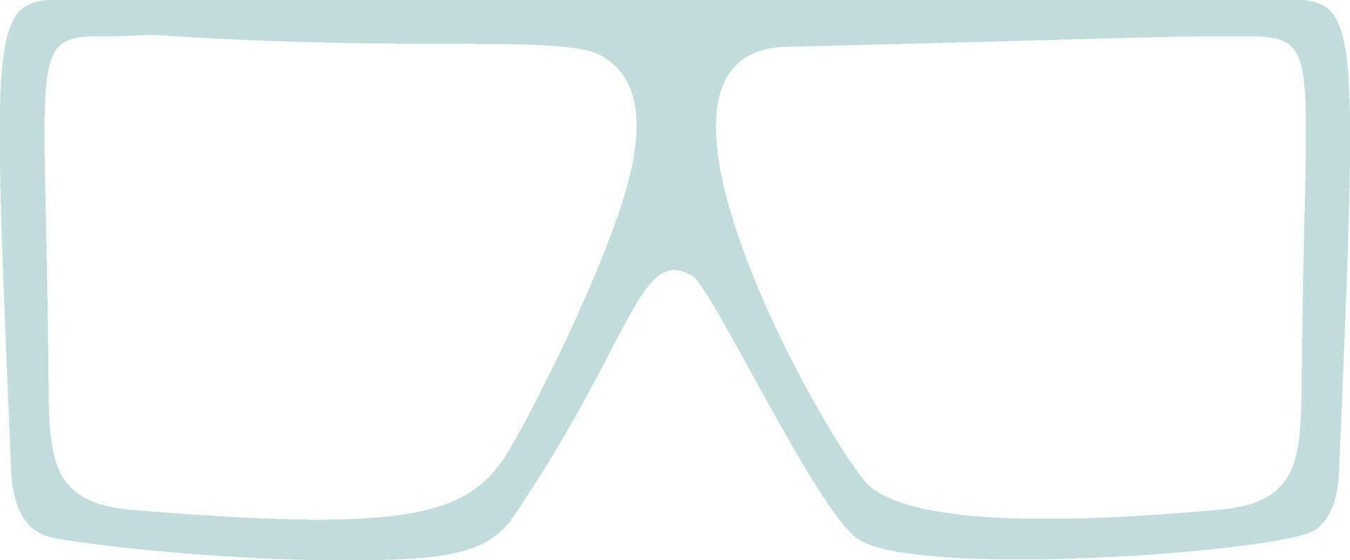Stylish light green sunglasses featuring a thick frame offer protection from the sun's glare while enhancing the cool factor of any summer outfit, perfect for beach days and outdoor adventures vector