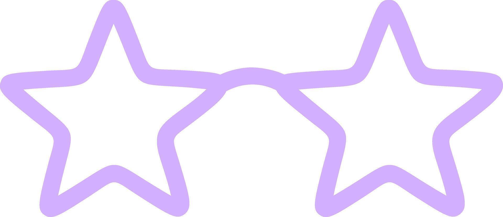 Lavender star shaped sunglasses embodying fame and glamour bring a playful twist to fashion, infusing any outfit with a whimsical and trendy flair for summer festivities vector