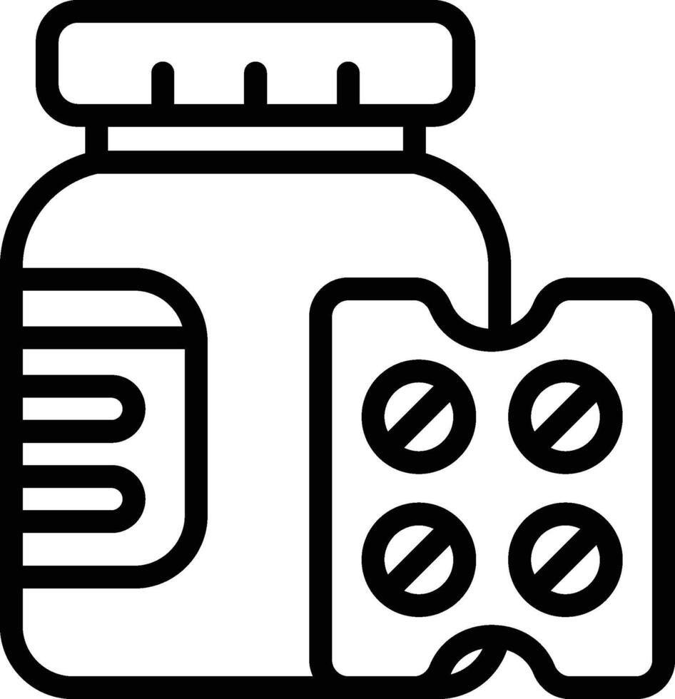 Medicine Icon. Pills capsule icon vector