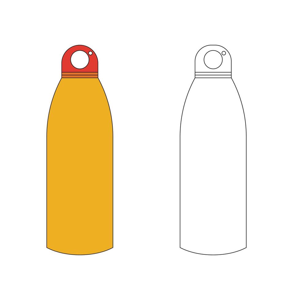 Illustration tumbler drink unique design retro with blank background vector