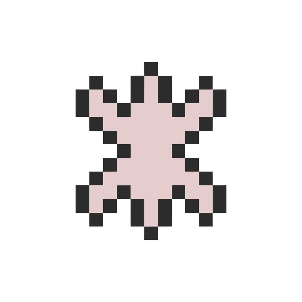 abstract pixel art vector