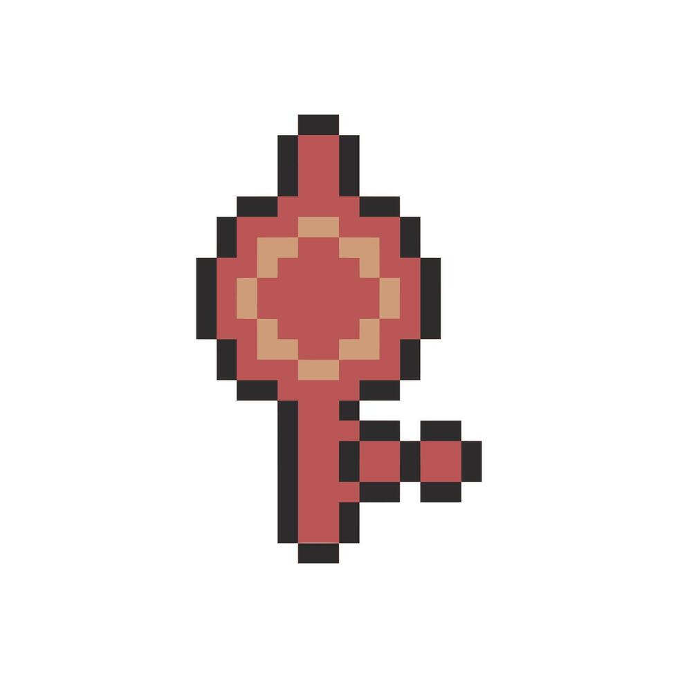 pipette tube pixel art vector