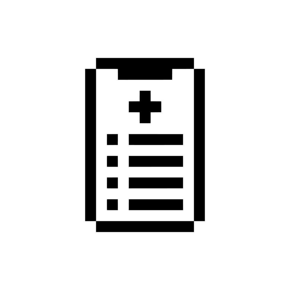 medical report outline vector