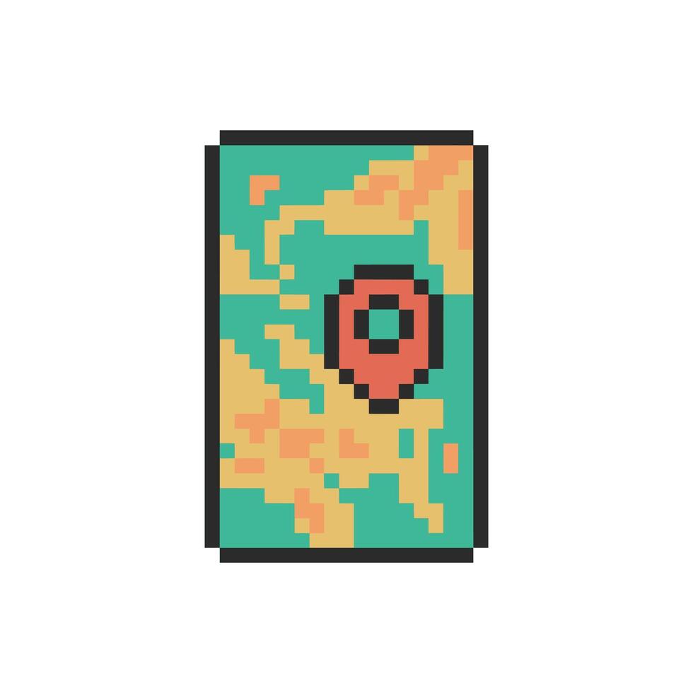 map travel mark vector
