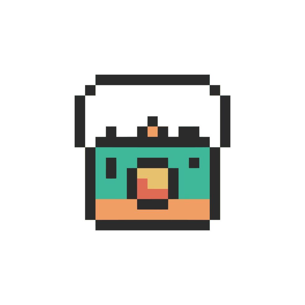 digital camera retro vector