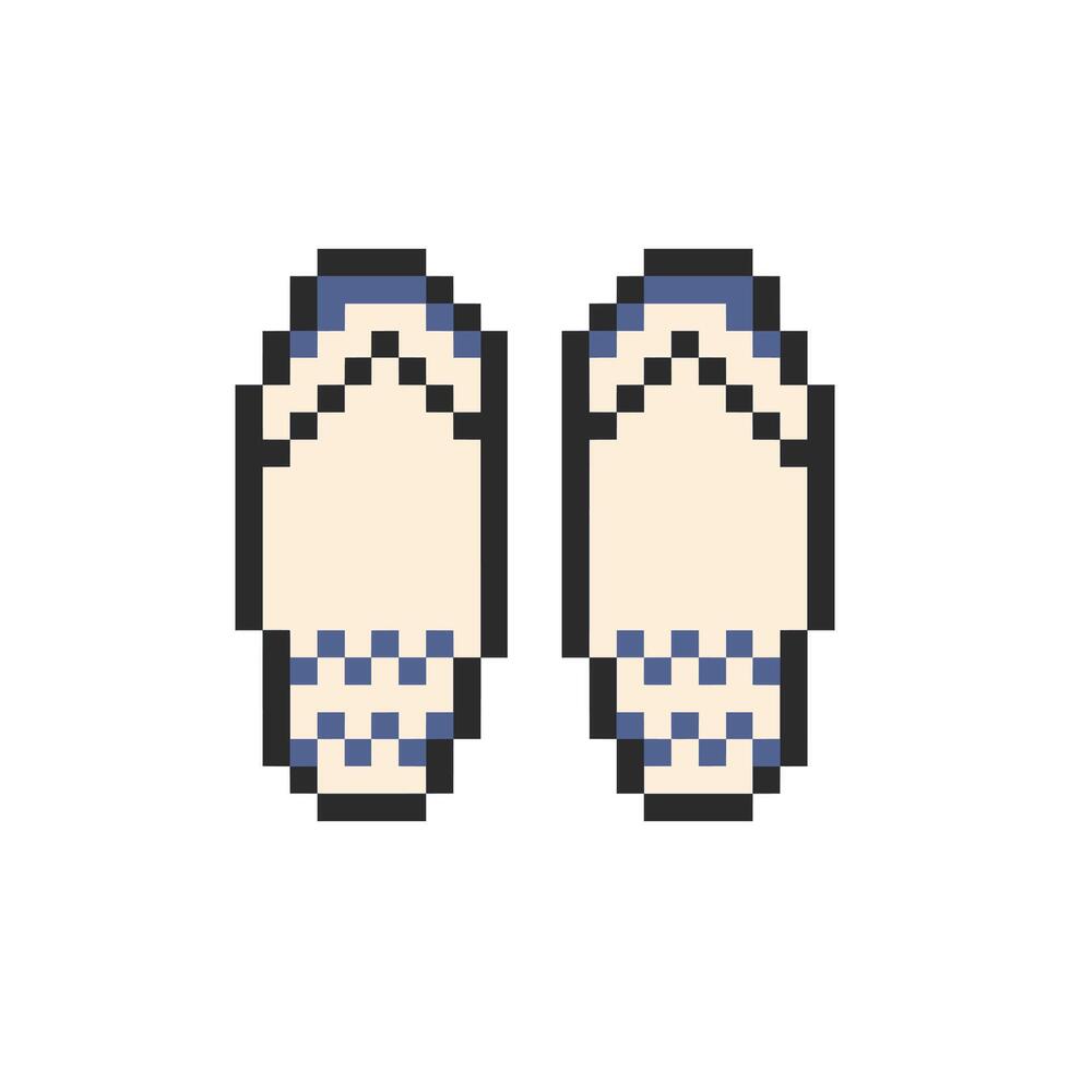 two sandal pair vector