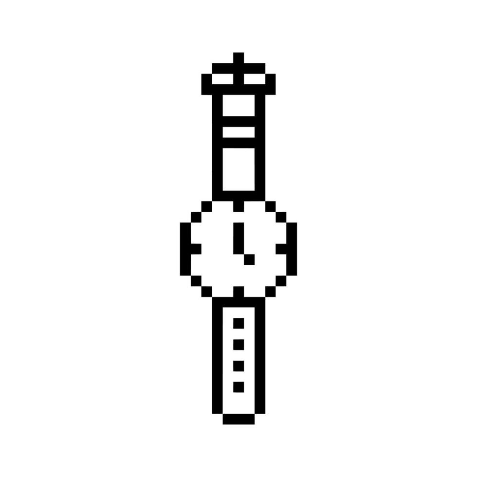 wrist watch retro vector