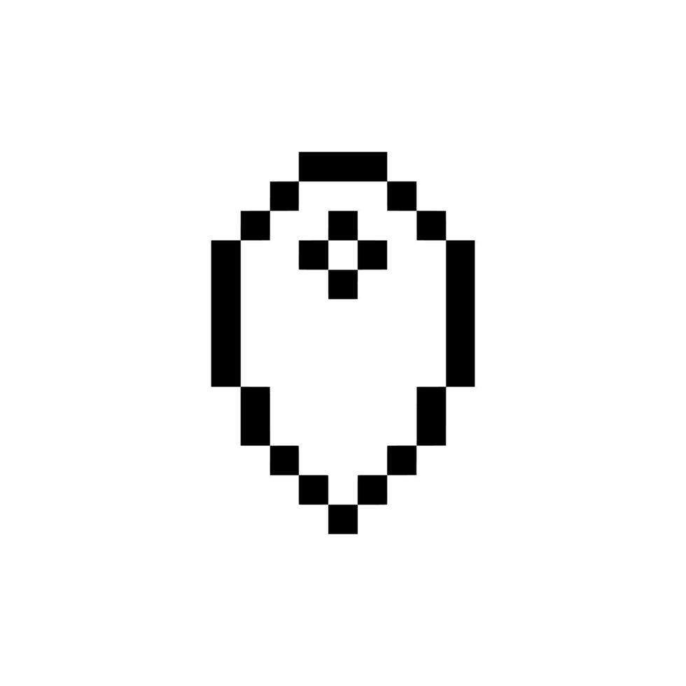 map marker outline location vector