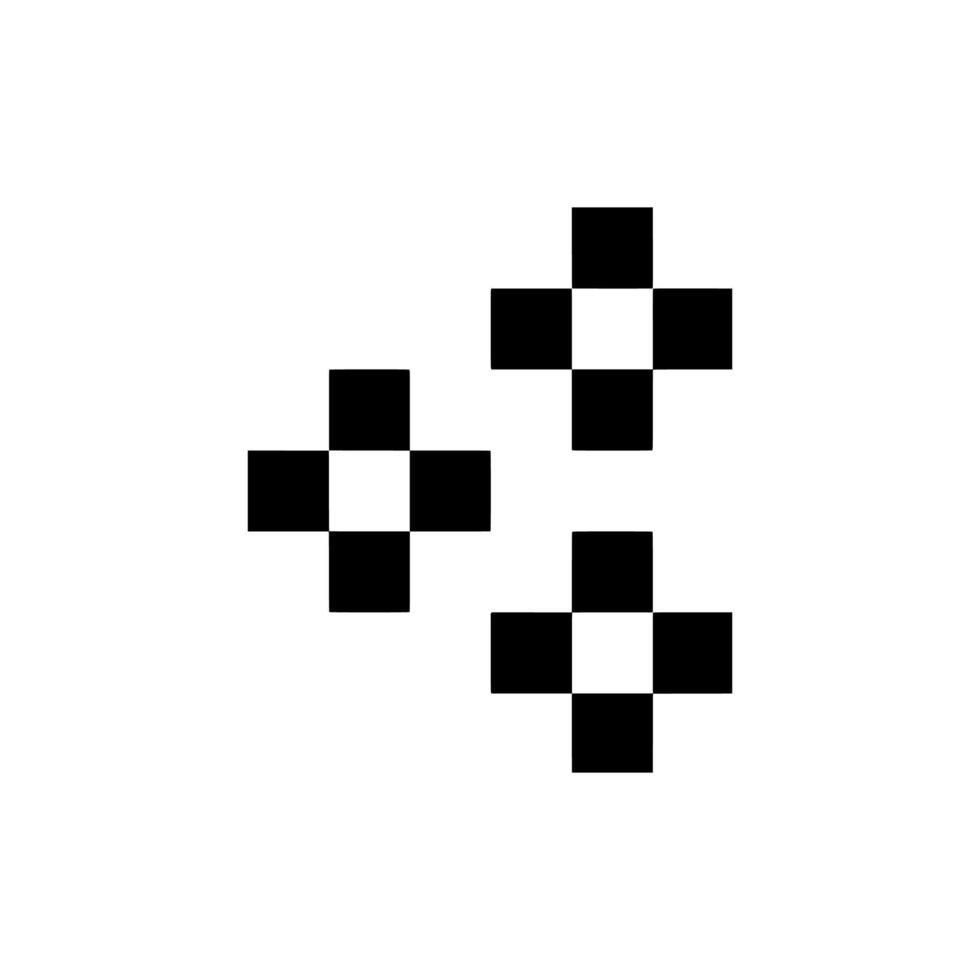 particle small pixelated vector