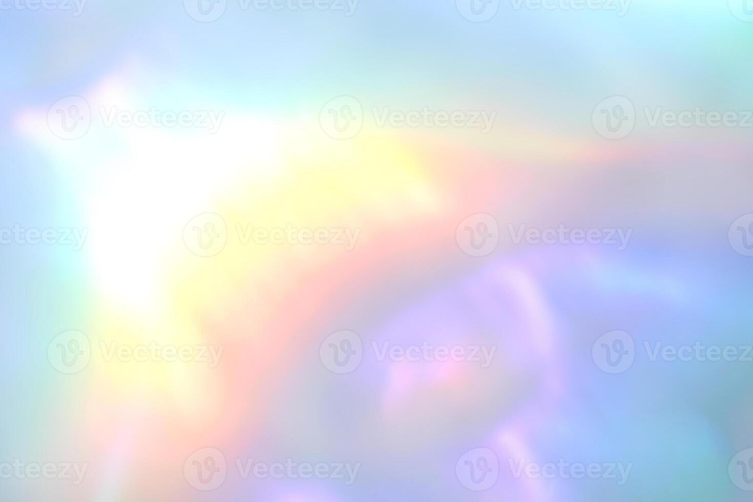 Abstract pastel rainbow light pattern with soft gradient and dreamy aura. photo