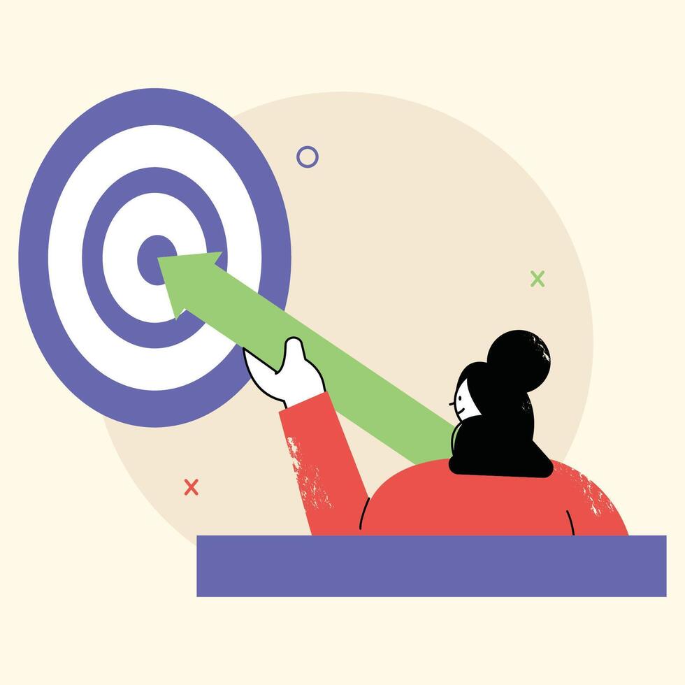focus abstract people element illustration vector