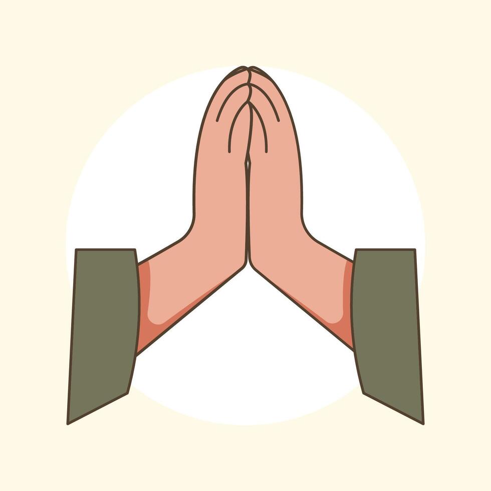 forgive element ramadhan illustration vector