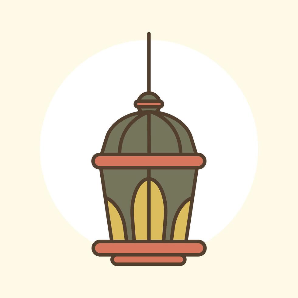 lampi element ramadhan illustration vector