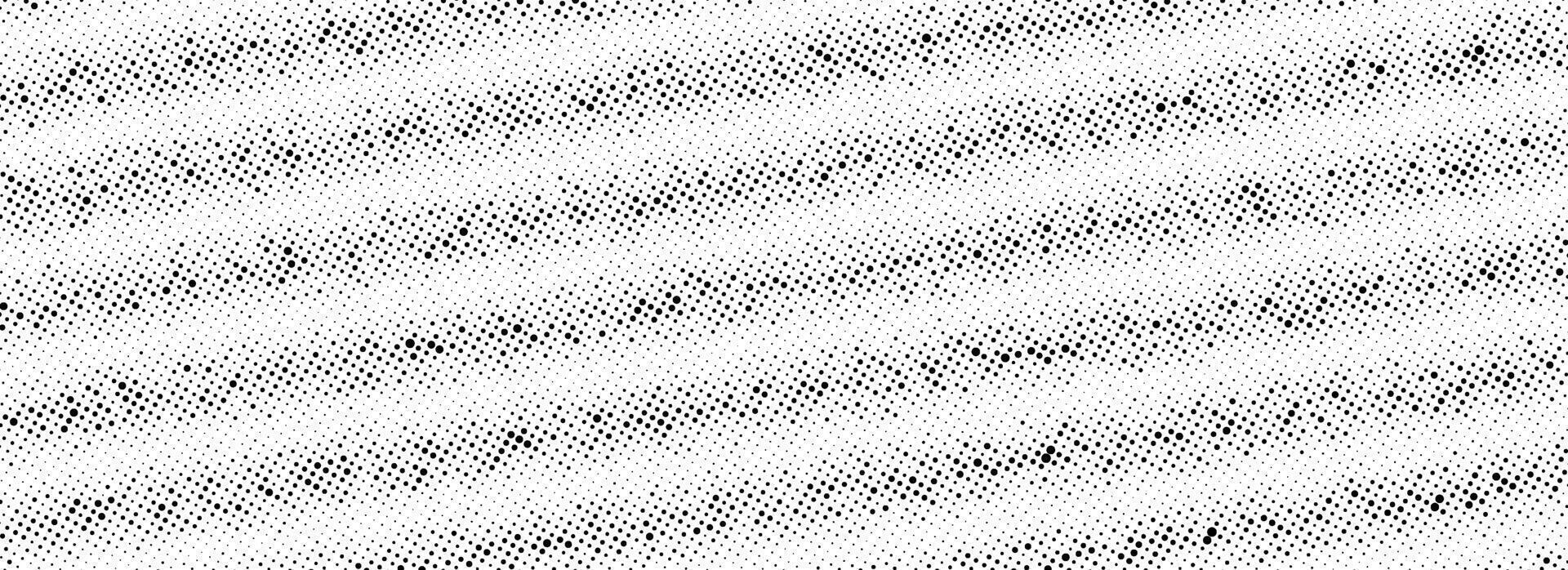 Black rippled grit halftone texture. Grunge diagonal noise stripe pattern. Vanishing sandy grain gradation wallpaper. Dotted lined fade gradient background. Gritty pixel comic overlay backdrop vector