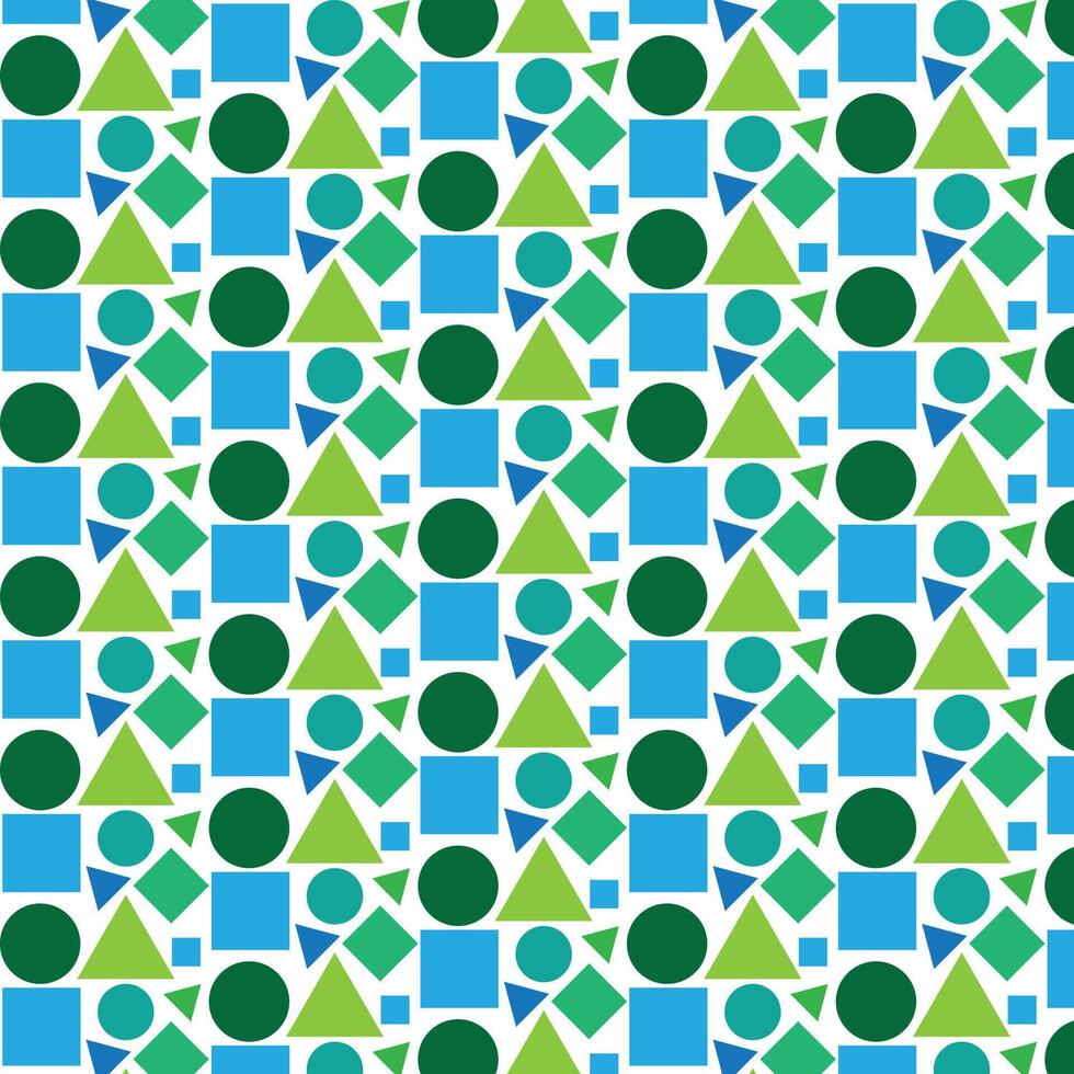 Background with geometric figures patterns vector