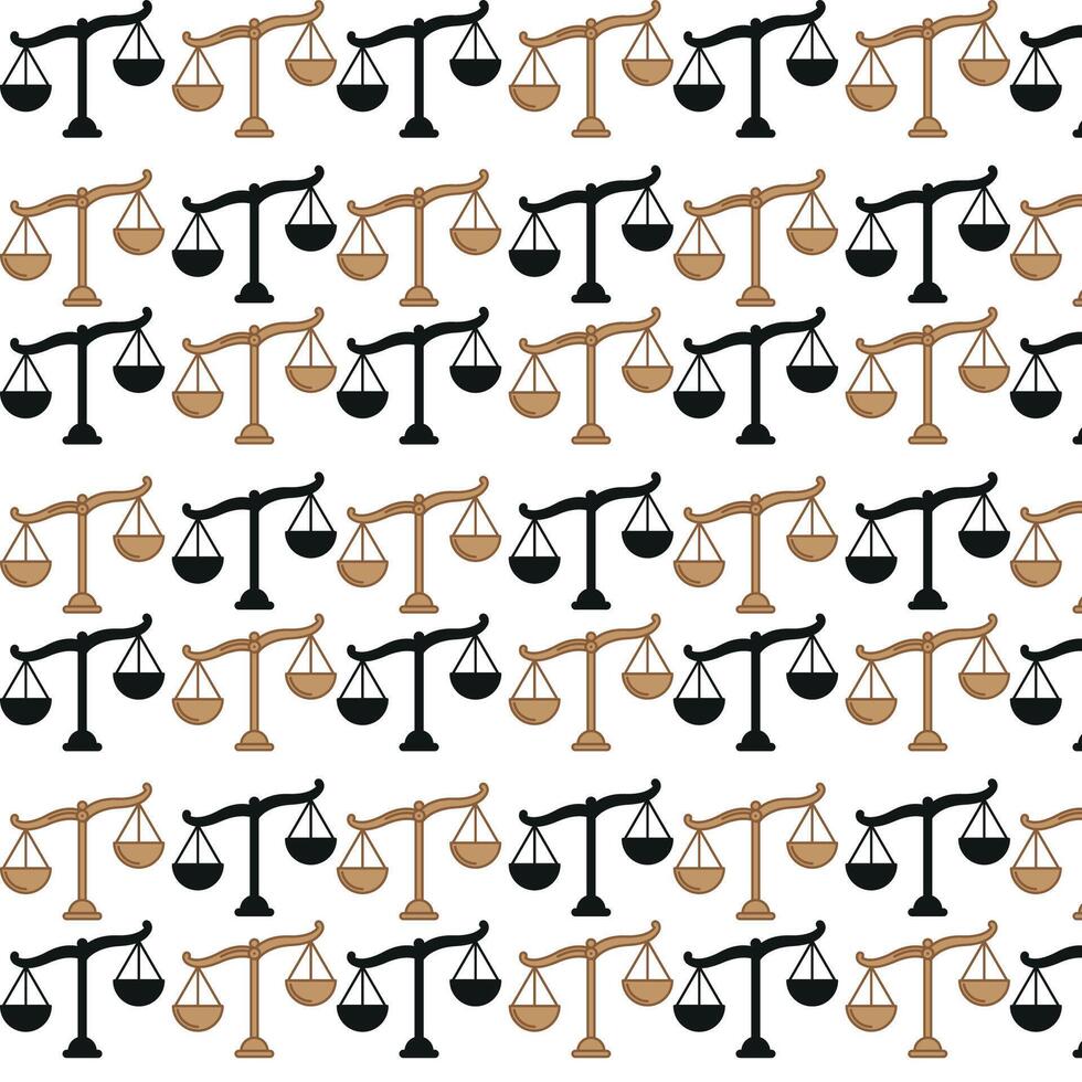 background with patterns of the scale of justice vector