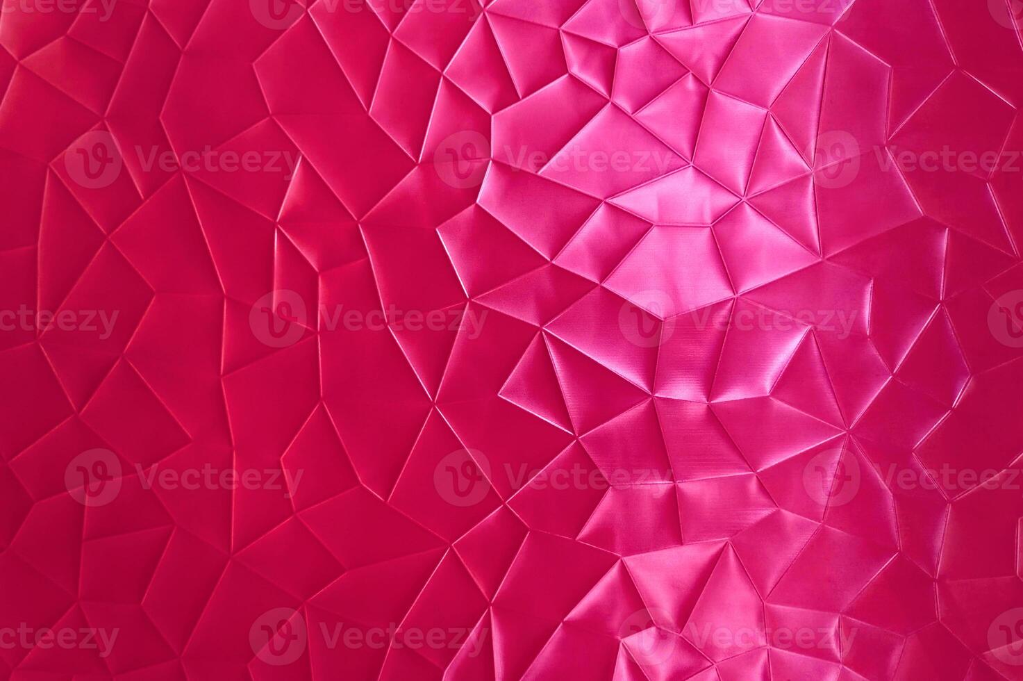 Pink polygon mosaic background for background image. photo