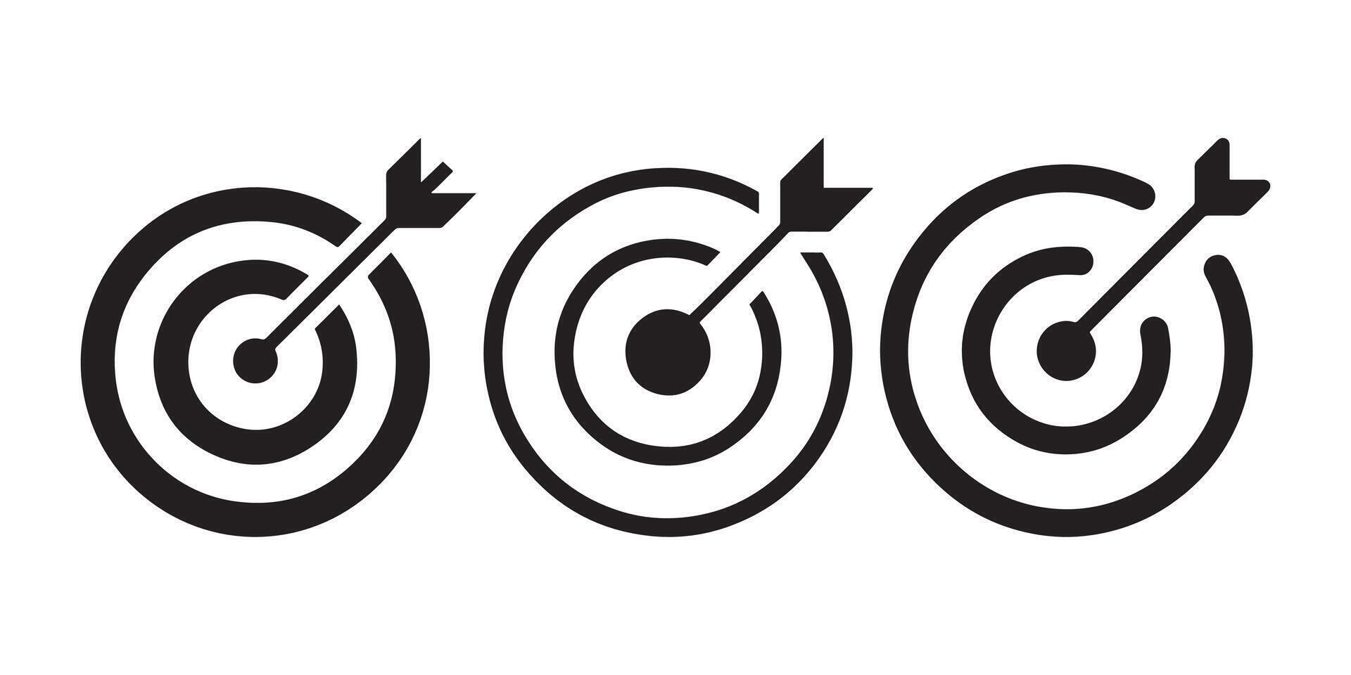 Target Icons, Logos, Symbols vector