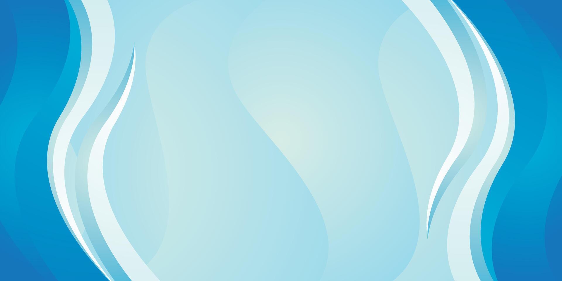 Simple blue abstract background design vector
