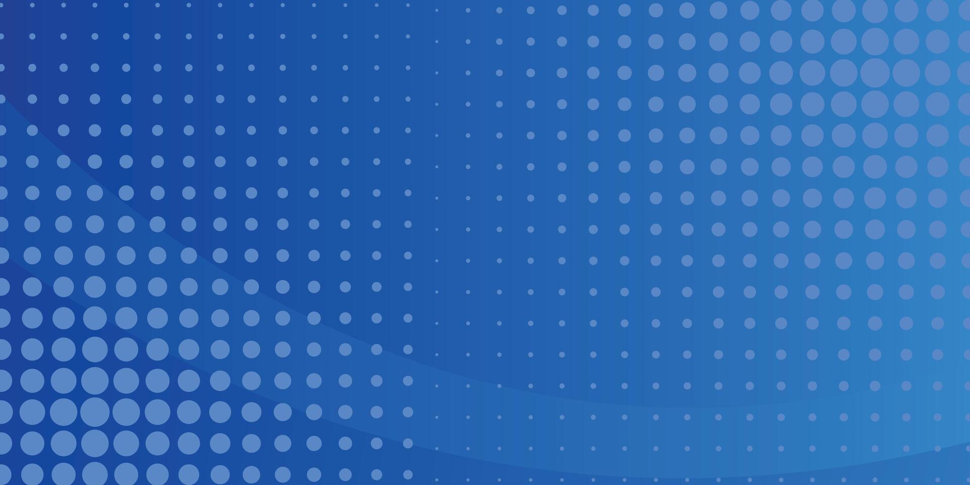 Blue gradient dotted halftone background vector