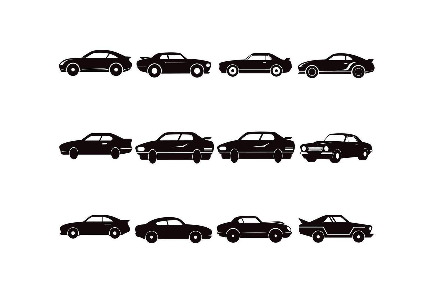 Incorporating Car Icons in Automotive Marketing vector